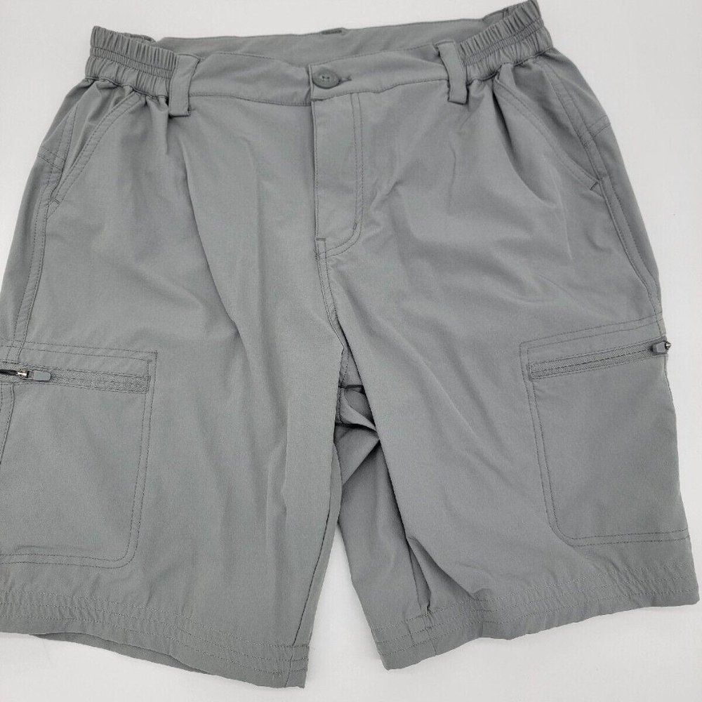 Willit Shorts Womens Small Gray Nylon Hiking Outdoors Cargo Elastic Casual